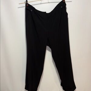 Larry Levine Black Stretch Dress Pants